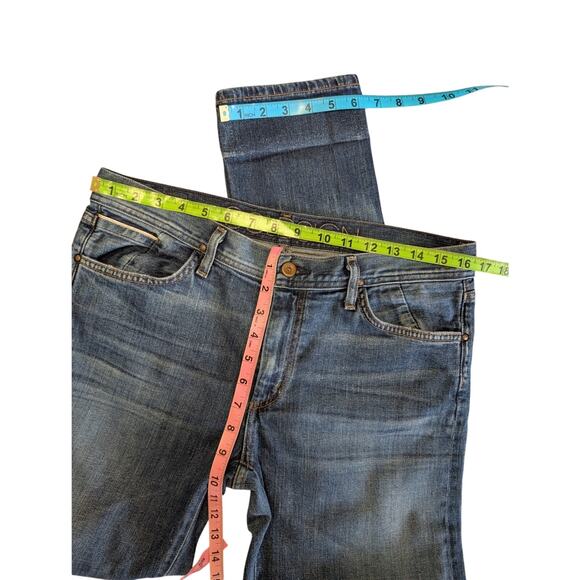 Goldsign Women Jeans, "Jenny" Stretch Denim Ankle Crop Jeans, Sz 31 - Picture 5 of 9